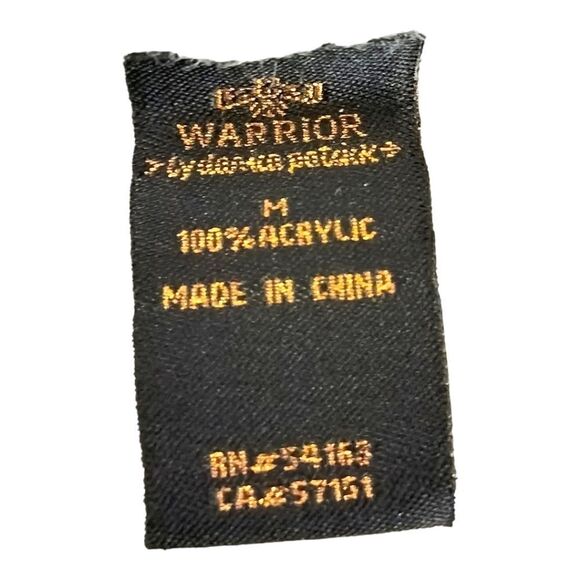 SWEATER DANICA PATRICK WARRIOR LACE-UP SILVER  Retail: $79.00 Medium NWT - Picture 9 of 10